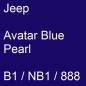 Preview: Jeep, Avatar Blue Pearl, B1 / NB1 / 888.